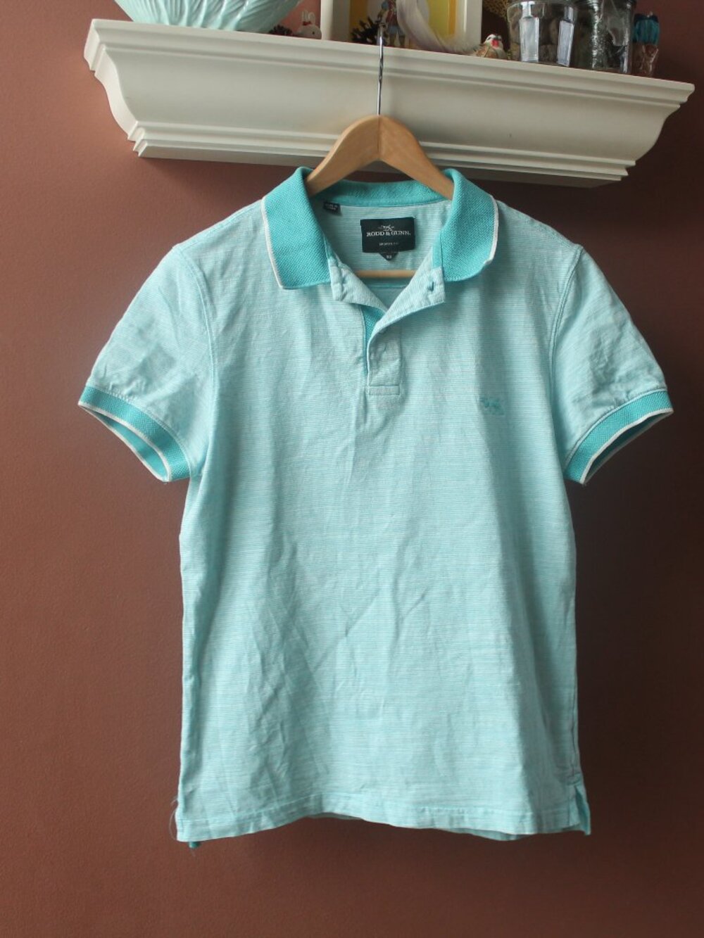 Rodd & Gunn Shirt Mens XS Green Sports Fit Polo Athletic Casual Golf Preppy